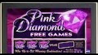 Pink Diamond Free Games Slot Machine Bonus-Dollar Denomination