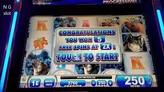 Wolf Bound Slot Machine Bonuses With Max Bet !!!!