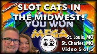 HANDPAY! PROGRESSIVE JACKPOTS HIT! • VLOG Midwest Meow Mixer (5 of 5) AMERISTAR • SLOT PLAY