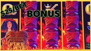 HIGH LIMIT Lightning Link Tiki Fire NICE WIN ⋆ Slots ⋆️$25 MAX BET Bonus Round Slot Machine ⋆ Slots 