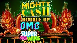 NEW!! Mighty Cash Double Up Slot Machine HUGE WIN | New BLOCK Bonanza Rio Slot BIG WIN