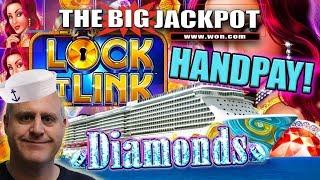 •ANOTHER HANDPAY! • LOCK IT LINK DIAMONDS PAYS OUT BIG!