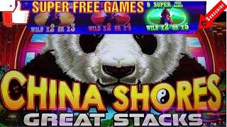 • FIRST ATTEMPT • CHINA SHORES GREAT STACKS • BUFFALO DELUXE SUPER FREE GAMES • SLOT MACHINE •
