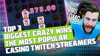TOP 3 BIGGEST CRAZY WINS IN CASINO | THE MOST POPULAR CASINO TWITCH STREAMERS | JAMMIN JARS SLOT