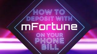 How To Deposit By Phone Bill At mFortune Casino