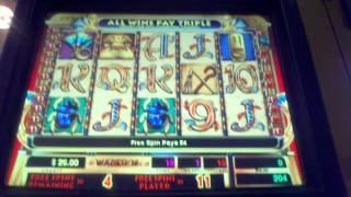Cleopatra Slot machine free spin bonus $1 High limit