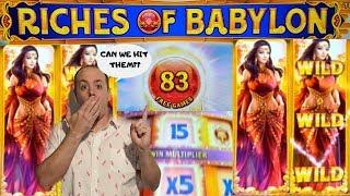 NEW• •RICHES OF BABYLON• Live Play | Bonus 83 free spins• will they land•