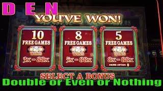 •SLOT SERIES ! D•E•N (15)•Double or Even or Nothing•88 FORTUNES (New Ver)/STUCK ON YOU Slot machine