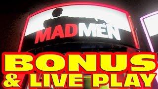 Mad Men BONUS&LIVE PLAY New Las Vegas Slot Machine