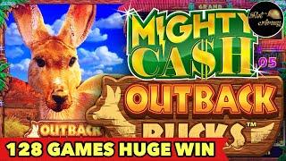 ★ Slots ★️128 FREE GAMES HUGE WIN★ Slots ★️ 1ST DAY BACK TO CASINO AND I GOT THIS - OUTBACK BUCKS MI