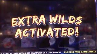 Wolves Attack!! •LIVE PLAY• Slot Machine Pokies in SoCal and Vegas!