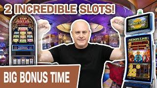 ⋆ Slots ⋆ 2 Incredible HIGH-LIMIT SLOTS: ⋆ Slots ⋆ Money Link AND Top Dollar!