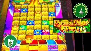 •️ NEW - •  Riches Drop Panda slot machine, Big Win