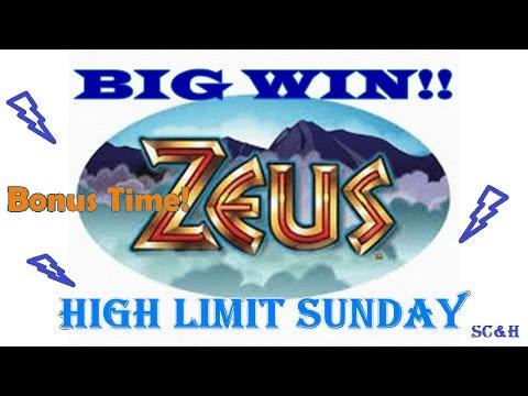 ~BIG WIN~ $1 Zeus | Slot Machine Bonus+ Live Play