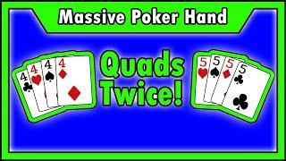 Quads Twice = MASSIVE Video Poker Hands FTW! • The Jackpot Gents