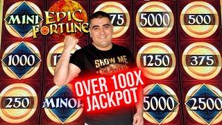 Over 100x HANDPAY JACKPOT On Epic Fortune Slot ! $1,000 Challenge To Beat The Casino | EP-9
