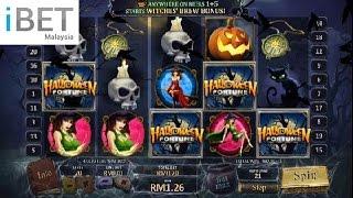 iPT - "Halloween" Newtown Slot Machine Game Permainan Play in iBET Malaysia genting