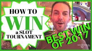 • How to Win a Slot Tournament • BIGGEST WIN OF 2017 • San Manuel Casino