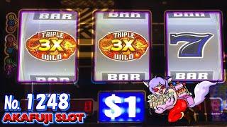 Triple Wild Dragon Slot Machine 1/2⋆ Slots ⋆ 3 Reel, 9 Lines, Max Bet $9 @YAAMAVA Casino 赤富士スロット