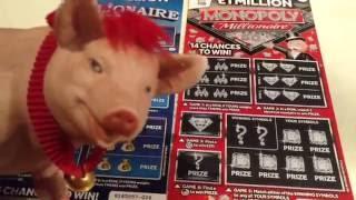 Wow! Nice Win on Scratchcards..with Monopoly Millionaire & Millionaire 7's..With Piggy