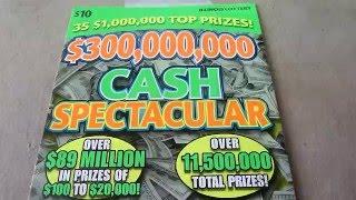 Cash Spectacular - Instant Lottery Scratchcard ticket