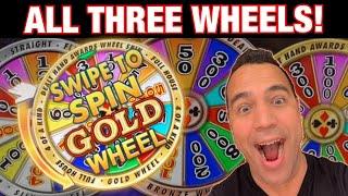⋆ Slots ⋆️ $21 Bets on High Limit Triple Wheel Poker!!! All 3 Wheels = BIG PROFIT! ⋆ Slots ⋆