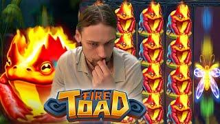 FIRE TOAD BIG WIN - BIGGEST WIN ON THIS NEW SLOT FROM PLAYNGO
