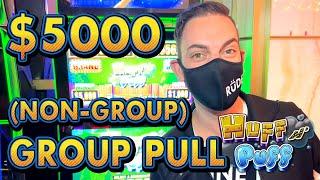 $5,000 HIGH LIMIT ⋆ Slots ⋆ HUFF N' PUFF ⋆ Slots ⋆ Solo Group Slot Pull