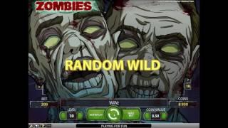 Zombies slot from NetEnt - Gameplay