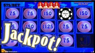 •️HIGH LIMIT Lightning Cash Magic Pearl HANDPAY JACKPOT •️$75 SPIN BONUS ROUND Slot Machine Casino