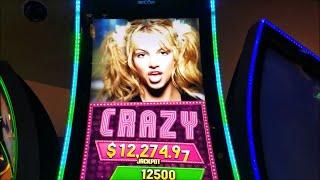 Britney Spears Slot Machine  Bonus •Big Win•  Play  !!! LIVE PLAY MAX BET