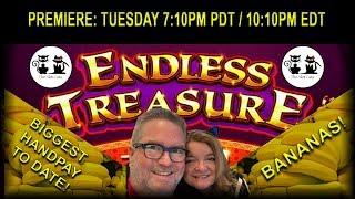THE BIGGEST HANDPAY ON YOUTUBE! ENDLESS TREASURE!