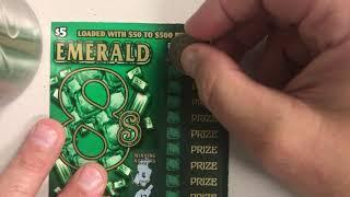 Emerald 8's Scratching on a Monday... #LotteryProject #Lottery #Winning #BIG
