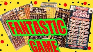 SUPER GAME...YELLOW DOUBLER..BLACK & GOLD..FULL £1000s..RED HOT 7s..WIN ALL..CASH BOLT..