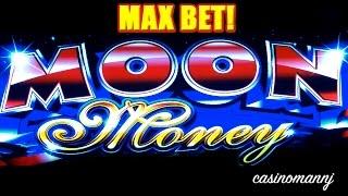 MAX! - Moon Money Slot - NICE WIN - STICKING WILDS BONUS - Slot Machine Bonus