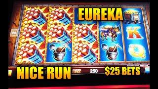 GREAT RUN: High limit Eureka + Price is Right, Wild Wild Emerald slots