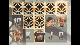 Planet Of The Apes Slot - 2x Wild Line Video!