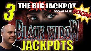 •️ 3 JACKPOTS in 10 MINUTES!! Back to Back BLACK WIDOW WIN$ •️
