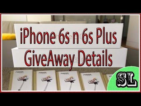 ** iPhone 6s and 6s plus Giveaway Details ** SLOT LOVER  **