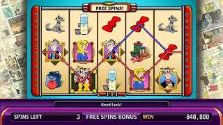 BLONDIE Video Slot Casino Game with a LOU'S DINER FREE SPIN BONUS