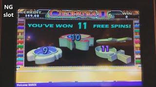 Cleopatra 2 Slot Machine !! Random BONUSES Won !!!! Live Slot Play