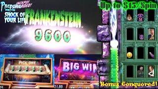 • SDGuy Conquors the Bonus and Saves the Angry Villagers! BIG WINS!! Monster Jackpots Slot Machine