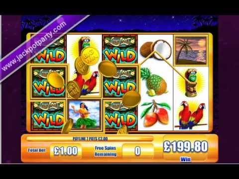 £233 Super Big Win (233:1) On Luau Loot™ AT JACKPOT PARTY®