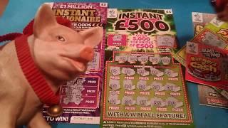 •Wow•what Scratchcard game•tonight•Instant Millionaire•Triple Payout•Instant £500•Cash Vault