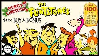 The Flintstones Welcome To Bedrock At The Races (2) $100 BUY A BONUSES NICE WINS Slot Machine Casino
