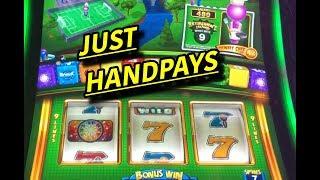 RECENT HANDPAYS: Buffalo Gold, Cats Hats Bats, Game of Life Career Day!