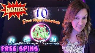 Return to Crystal Forest - MIGGY GETS A BONUS FREE SPINS MAX BET Slot Machine Live Play