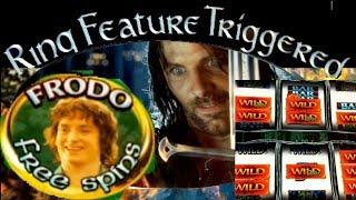 Nice Win•Lord of the Rings RULE THEM ALL•FRODO Free Spins•