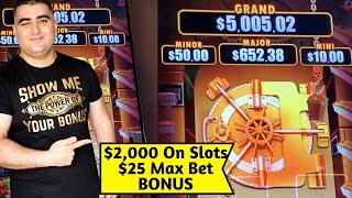 The Vault Vegas Luck Slot Machine $25 Bet Bonus | High Limit Miss Kitty Slot Machine | SE-3 | EP-22