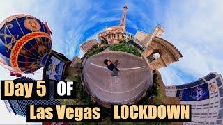 Las Vegas Lockdown Day 5: Las Vegas Strip Tour [Casinos Closed] (GoPro Max-Tiny Planet) | James Hsu